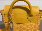 Goyardine Calfskin Mini Alpin Backpack Yellow - nuotraukos Nr. 3