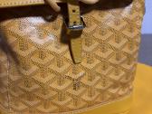 Goyardine Calfskin Mini Alpin Backpack Yellow - nuotraukos Nr. 5