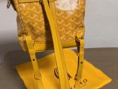 Goyardine Calfskin Mini Alpin Backpack Yellow - nuotraukos Nr. 8