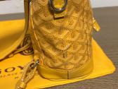 Goyardine Calfskin Mini Alpin Backpack Yellow - nuotraukos Nr. 15