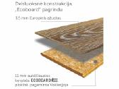 Parketas Ąžuolinės grindinės lentos „ecoboard“ 5m2 - nuotraukos Nr. 3