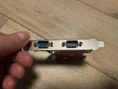 Pci Express card 2x serial low profile - nuotraukos Nr. 2