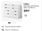 Ikea balta komoda - nuotraukos Nr. 5