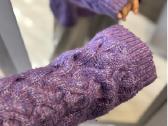 Zara violetinis megztinis - nuotraukos Nr. 2
