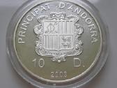 Andora 10 dinerių sidabras Futbolas 2003 - nuotraukos Nr. 2