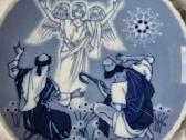 Vintažinės kalėdinės lėkštės su metais - nuotraukos Nr. 6