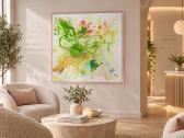 Didelis Originalus Paveikslas 100x100 cm - nuotraukos Nr. 5
