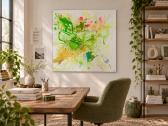 Didelis Originalus Paveikslas 100x100 cm - nuotraukos Nr. 6