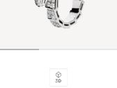 Originalus Bvlgari Serpenti Žiedas su deimantais - nuotraukos Nr. 4