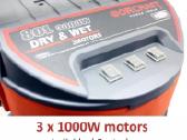Dulkių siurblys Worcraft 80l 3000w - nuotraukos Nr. 3