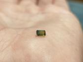 Natūralus 0,40 ct Bicolor Safyras Žaliai Geltonas - nuotraukos Nr. 9