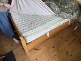 Medžio masyvo dvigulė lova 160 cm - nuotraukos Nr. 4