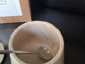 Earthen crafts marmurinis indelis su dangteliu - nuotraukos Nr. 6