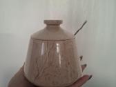 Earthen crafts marmurinis indelis su dangteliu - nuotraukos Nr. 8