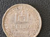 1938 m. 10 litų Antanas Smetona, sidabrinė moneta - nuotraukos Nr. 2
