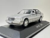 Mercedes-benz 500 Se W140 1991 sidabro 1:43 De - nuotraukos Nr. 3
