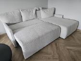 Kreminis kampas 230x150 cm su miegojimo funkcija - nuotraukos Nr. 2