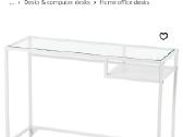 Ikea Vittsjö kompiuterio stalas 100 36 c - nuotraukos Nr. 4
