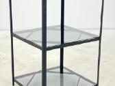 Pastatoma metalinė lentyna su stiklu - nuotraukos Nr. 6