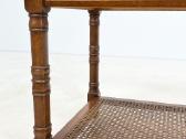 Riešutmedžio staliukas su stiklu - nuotraukos Nr. 7