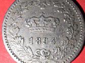 Italija 20 certezimų 1894 - nuotraukos Nr. 2