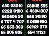 Gražūs VIP Numeriai 70 vnt. Po 30/40€.111 777 000 - nuotraukos Nr. 2