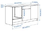 Ikea Knoxhult virtuve - nuotraukos Nr. 2