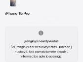 Naujas Apple iPhone 15 pro 128gb black - nuotraukos Nr. 3