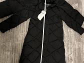 Rinascimento Italian Black Quilted Long Coat - nuotraukos Nr. 7