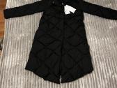 Rinascimento Italian Black Quilted Long Coat - nuotraukos Nr. 4