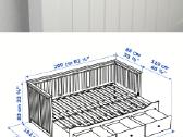 Ikea Hemnes lova - nuotraukos Nr. 3
