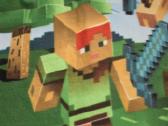 Naujas Mojang Minecraft flisinis pledas 130x170 - nuotraukos Nr. 3