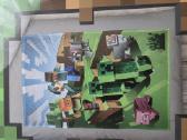 Naujas Mojang Minecraft flisinis pledas 130x170 - nuotraukos Nr. 8
