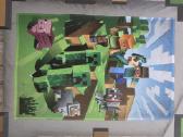 Naujas Mojang Minecraft flisinis pledas 130x170 - nuotraukos Nr. 9