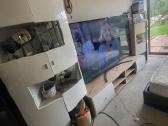 Baltas blizgus staliukas ir TV staliukas - nuotraukos Nr. 8