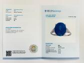 Žiedas su 6,23 ct tanzanitu ir briliantais - nuotraukos Nr. 5