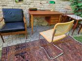 Vintažinis mid century tikmedžio darbo stalas - nuotraukos Nr. 35