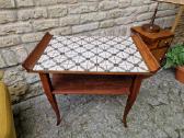 Vintažinė mid century raudonmedžio konsolė - nuotraukos Nr. 4