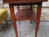 Vintažinė mid century raudonmedžio konsolė - nuotraukos Nr. 11