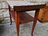 Vintažinė mid century raudonmedžio konsolė - nuotraukos Nr. 12