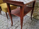 Vintažinė mid century raudonmedžio konsolė - nuotraukos Nr. 15