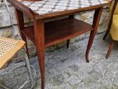 Vintažinė mid century raudonmedžio konsolė - nuotraukos Nr. 28