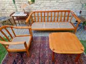 Vintažinis mid century svetainės komplektas - nuotraukos Nr. 9