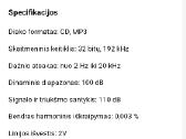 Denon stiprintuvas ir CD grotuvas. Yra distancinis - nuotraukos Nr. 6