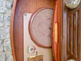 Vintažinė mid century tikmedžio radija su patefonu - nuotraukos Nr. 2