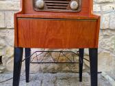 Vintažinė mid century tikmedžio radija su patefonu - nuotraukos Nr. 15