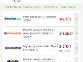 Pjovimo stakles Ryobi Rts1800ef - nuotraukos Nr. 2