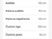 Aukštos lovos rėmas Ikea, Vitval - nuotraukos Nr. 6
