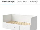 Ikea Hemnes lova 80/160x200 - nuotraukos Nr. 2