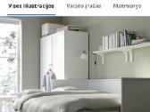 Ikea Hemnes lova 80/160x200 - nuotraukos Nr. 3